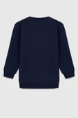 United Colors of Benetton Erkek Çocuk BNT-B23342 Sweatshirt Lacivert thumbnail 2