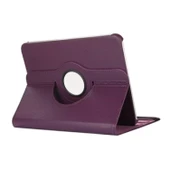 Samsung Galaxy Tab S10 FE Plus 360 Dönen Standlı Kapaklı Kılıf (Mor) thumbnail 1