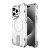 Apple iPhone 15 Pro Max Kılıf M-safe Şarj Özellikli Zore T-Max Standlı Kapak thumbnail 2