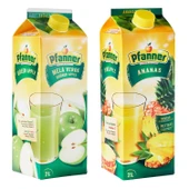 Pfanner 2 lt Yeşil Elma ve Ananas Meyve Suyu 2 li Paket - 1