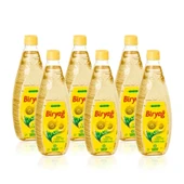 Biryağ Ayçiçek Yağı 1 Lt Pet Ambalaj (6'lı Paket) - 1
