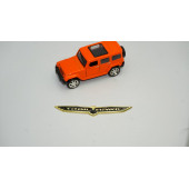Jeep Cherokee Trail Hawk Krom Metal Bagaj Yazı Logo - 2