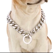 Köpek tasması Köpek boyun tasması Zincir Tasma 66 CM PASLANMAZ ÇELİK - 4