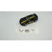 Audi V6 T 3M 3D Bagaj Logo Amblem Orjinal Ürün - 2