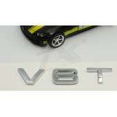 Audi V6 T 3M 3D Bagaj Logo Amblem Orjinal Ürün - 4