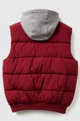 United Colors of Benetton Erkek Çocuk 2IGGCJ012-25K Puffer Yelek Bordo - 2