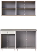 Tdesigno Imge Mutfak 140 cm Tezgah Dahil - 5
