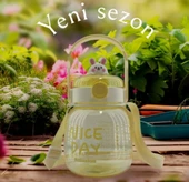 Sevimli Tavşanlı Matara (1100 ML) ÇIKARTMA HEDİYELİ - 1
