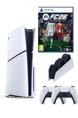 Sony Playstation 5 slim +2.kol dualsense + Şarj İstasyonu +Ps5 FC26 (İthalatçı Garantili ) - 1