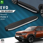 S-Dizayn Renault Duster 3 Evo Krom Yan Basamak 183 Cm 2024 Üzeri A+ Kalite thumbnail 1