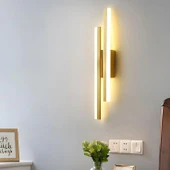 2 ADET Elektrikle Çalışır, 12 Watt , 3000 Kelvin Gün Işığı Led Aplik, İç Merkan Led Duvar Armatürü thumbnail 3