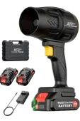 X2 Akülü Taşıma Çantalı Hava Yaprak Toz Su Üfleme & Benzinli 2,1 HP Zincirli Ağaç Motoru - 2