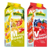 Pfanner 2 lt Morning Boost ve Vitamin Reload Meyve Suyu 2 li Paket - 1