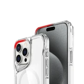 Apple iPhone 15 Pro Max Kılıf M-safe Şarj Özellikli Zore T-Max Standlı Kapak thumbnail 8