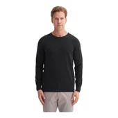 Premium Slim Fit Viskon Karışımlı Bisiklet Yaka Kazak-33220 thumbnail 6