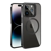 Apple iPhone 14 Pro Max Kılıf M-safe Şarj Özellikli Standlı Zore Klon Kapak thumbnail 1