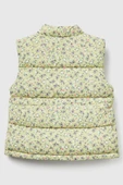 United Colors of Benetton Kız Bebek 2V3YGJ00O-25K Desenli Yelek Sarı thumbnail 2