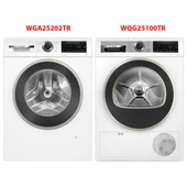 Bosch WGA25202TR - WQG25100TR 10 Kg Çamaşır Kurutma Makinesi 2'li Set - 1