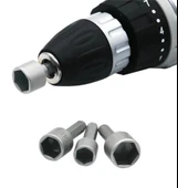 Manyetik Mıknatıslı 5 6 7 8 9 10 11 12 13 mm Somun Civata Adaptör Seti CRV Metal Matkap Uyumlu Uç - 3