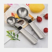 Paslanmaz Çelik Dondurma Kaşığı, Meyve Toplama Kaşığı,helva Kurabiye Kaşığı - 3