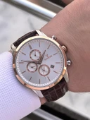 Raymond Nişan Ve Damatlara Özel Deri Kordon 2 Yıl Garantili 5 Atm Erkek Kol Saati+Bileklik RMD.43 thumbnail 2