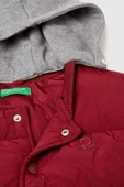 United Colors of Benetton Erkek Çocuk 2IGGCJ012-25K Puffer Yelek Bordo - 3