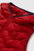 United Colors of Benetton Erkek Bebek 2TWDGJ00G-25K Yelek Kırmızı - 3