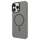 Apple iPhone 15 Pro Max Kılıf Zore M-safe Şarj Özellikli Buzlu Transparan C-Pro Sert Kapak thumbnail 5