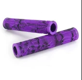 KENZE MTB Elcik Silikonlu Çift Renk Kaymaz Yapı 170 mm Bisiklet Elciği Kolay Kavrama Mor thumbnail 3