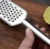 El Rendesi ve Kabak Oyacağı Paslanmaz Çelik Limon Peynir Sarımsak Rendesi Çok İşlevli Rende - 5