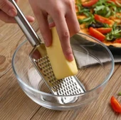 El Rendesi ve Kabak Oyacağı Paslanmaz Çelik Limon Peynir Sarımsak Rendesi Çok İşlevli Rende - 3