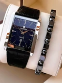 Raymond Nişan Ve Damatlara Özel Deri Kordon 2 Yıl Garantili 5 Atm Erkek Kol Saati+Bileklik RMD.50 thumbnail 1