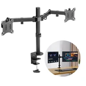 Powermaster PM-052 13-27'' Mekanik Çift Kol LCD-LED Gaming Monitör Tutucu Masa Stand Askı Aparatı - 1