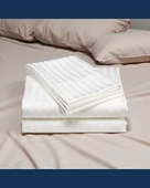 Nivora Çizgili Pamuk Saten Nevresim Takımı | Çift Kişilik Premium | 83 Tel Otel Serisi | King Size 220x230 - 6