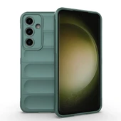 Galaxy S25 FE Kılıf Esnek TPU Oyuklu Arka Yüzey Tasarımlı Zore Etnik Silikon Kapak - 1