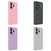 Xiaomi Redmi Note 14 5G Kılıf Kamera Korumalı Simli Lüks Zore Koton Kapak - 10