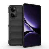 Xiaomi Poco X7 Pro Kılıf Esnek TPU Oyuklu Arka Yüzey Tasarımlı Zore Etnik Silikon Kapak - 1