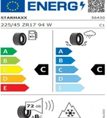 Starmaxx 225/45 R17 TL 94W REINF. MAXX OUT ST582 Oto Dört Mevsim Lastiği (Üretim Tarihi:2025) thumbnail 2
