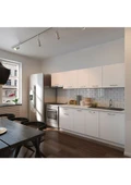 T Designo Nihal Hazır Mutfak Dolabı 260 cm Tezgah Dahil Beyaz thumbnail 2