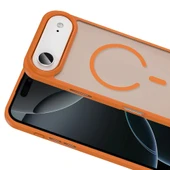 Apple iPhone 17 Air Kılıf M-safe Şarj Özellikli Mat Arka Yüzey Zore Sio Kapak - 9