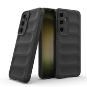 Galaxy S25 FE Kılıf Esnek TPU Oyuklu Arka Yüzey Tasarımlı Zore Etnik Silikon Kapak - 9