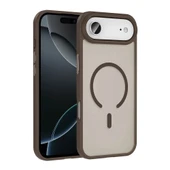 Apple iPhone 17 Air Kılıf M-safe Şarj Özellikli Mat Arka Yüzey Zore Sio Kapak - 1