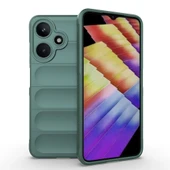 İnfinix Hot 30i Kılıf Esnek TPU Oyuklu Arka Yüzey Tasarımlı Zore Etnik Silikon Kapak - 1