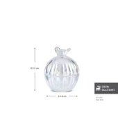 Karaca Kuşlu Cam Lokumluk Luster 9,5 Cm - 2