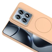 Xiaomi 14T Pro Kılıf M-safe Şarj Özellikli Zore Ruby Sert Kapak - 11