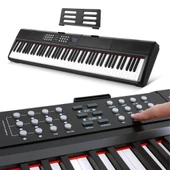 Jwin Sapphire SDP-112 Çekiç Aksiyonlu 88 Tuşlu Dijital Piyano Kulaklık Taşıma Çantası Hediyeli - 3