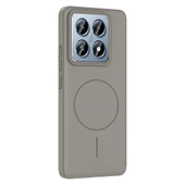 Xiaomi 14T Pro Kılıf M-safe Şarj Özellikli Zore Ruby Sert Kapak - 6