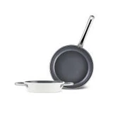 Karaca x Refika Swiss Crystal Creamy Metal Tava Sahan Set Cream - 1