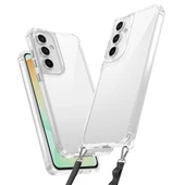 Galaxy A55 Kılıf Airbagli Takılabilir Askı Aparatlı Zore Snap Silikon Kapak - 1