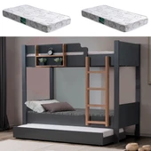 Ranza, Asya Ayrılabilir Yavrulu Ranza 2 Adet Comfort Yatak thumbnail 7